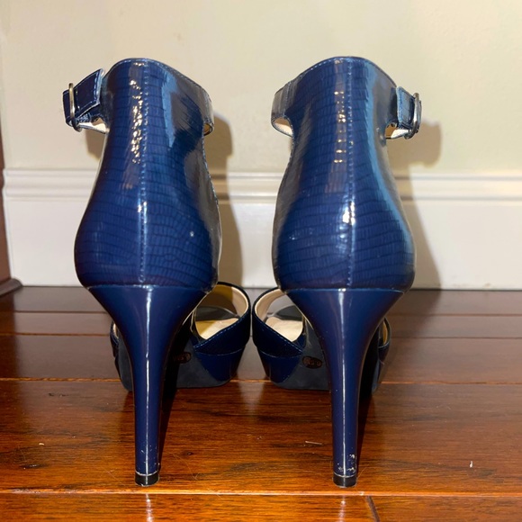 Alex Marie Navy Heels - WORN ONCE!! - Picture 4 of 4